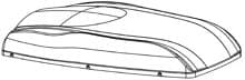 Obere Abdeckung - Telair Ersatzteil Nr. 6192 - für Silent 5400H/7400H/8400H