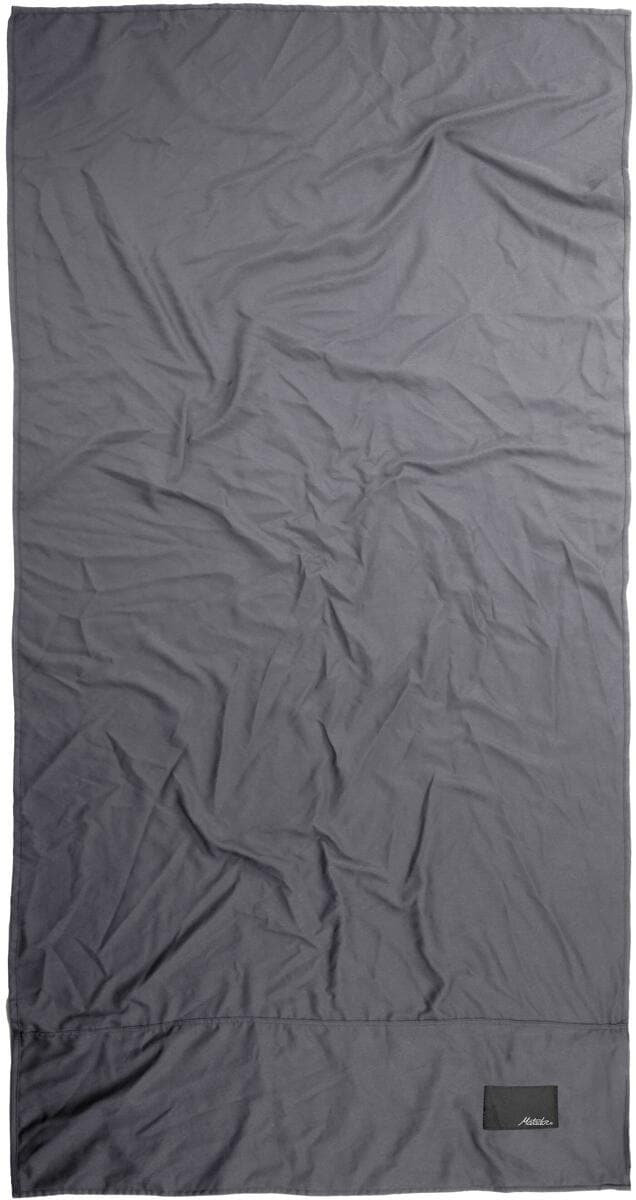 Matador NanoDry Packable Strandhandtuch, 152x76cm, grau