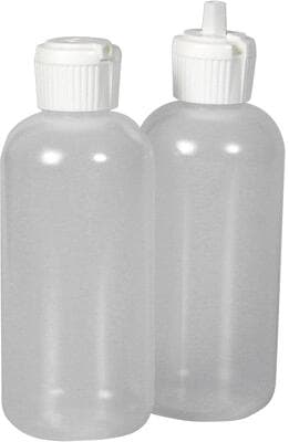 BasicNature Fläschchen mit Klappausgiesser, 2er-Pack, 120ml