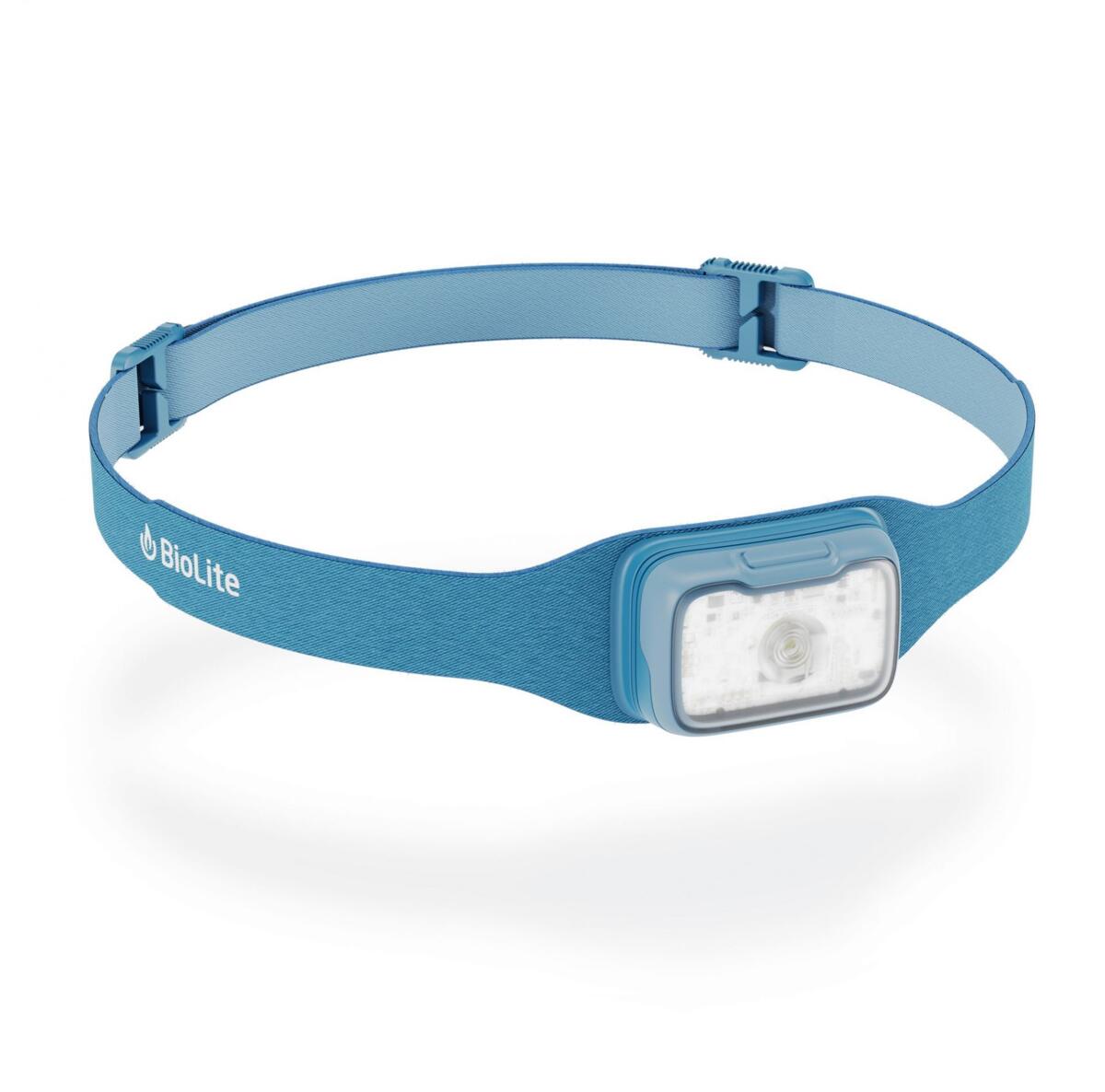 BioLite Range Stirnlampe, USB-C Schnelladung, 300 Lumen, blau