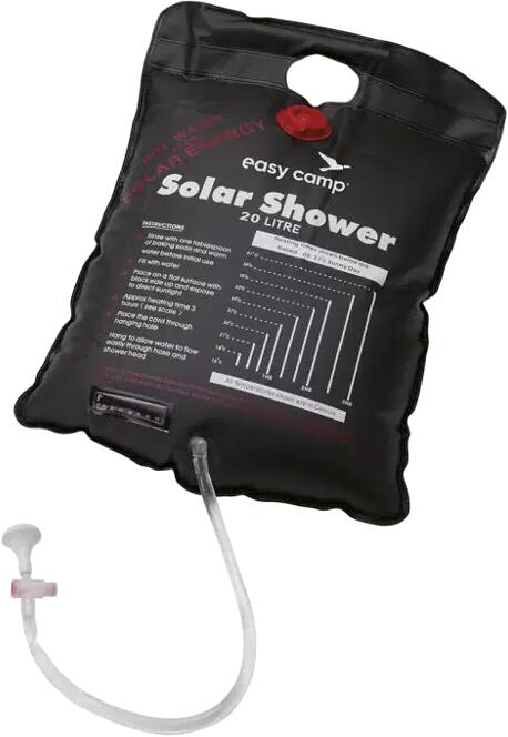 Easy Camp Solar Dusche, 20L, schwarz