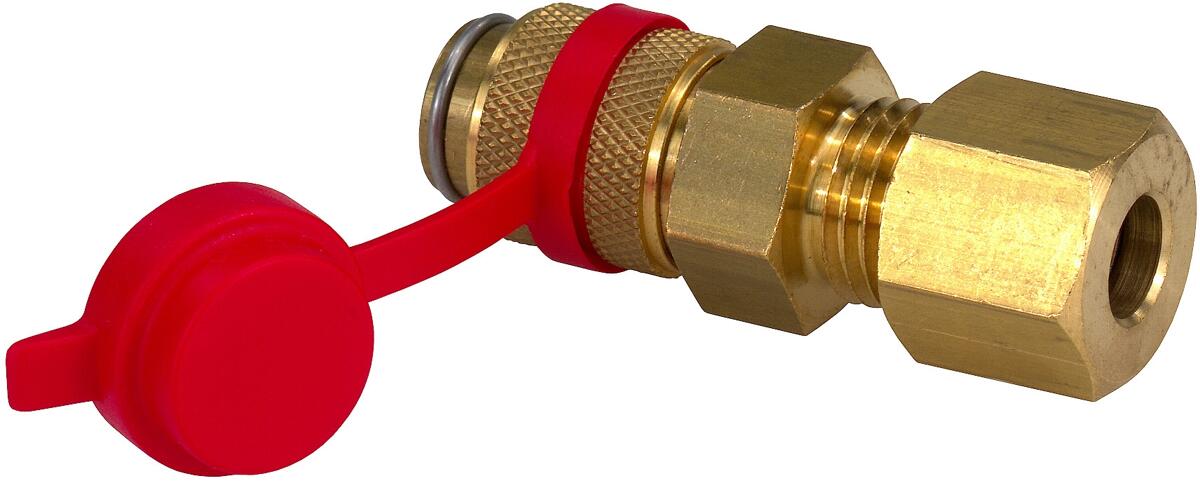 TGO Gaskupplung mit Schutzkappe