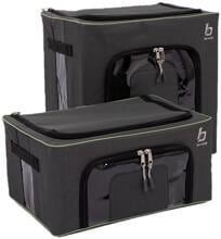 Bo-Camp Aufbewahrungsbox Set, grau