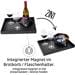 silwy 2in1 Magnet-Getränkehalter und Brotkorb, schwarz