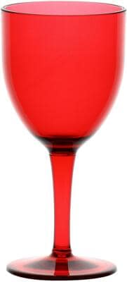 Rose & Tulipani Fiaba Weinglas, 400ml, rot