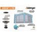 Vango Balletto Air Elements Shield Busvorzelt, 190x200, grau