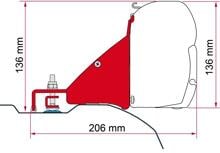 Fiamma F43/F45 Adapter für Fiat Ducato (L2H2) ab Bj. 2006