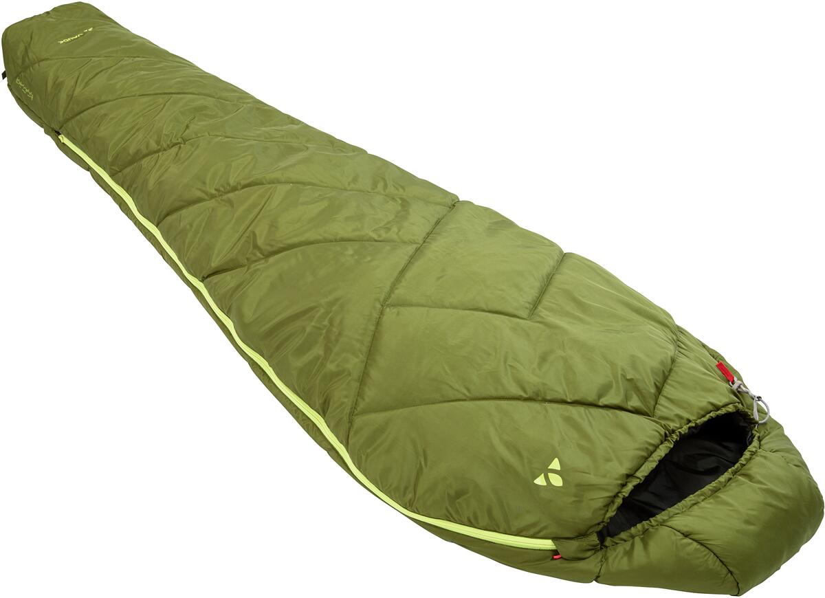Vaude Sioux Mumienschlafsack, RV links, 220cm, Komfort 16°C, grün