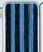 Arisol Chenille Flauschvorhang, 100x200 cm, Hellblau-Dunkelblau, ideal für Caravans