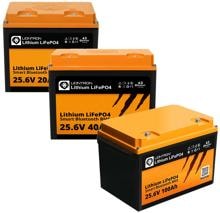 Liontron Smart Lithium Batterie, 25,6V, mit BMS, BT 4.0