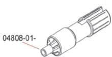 Rollenabdeckung links Durchmesser 63mm - Fiamma Ersatzteil Nr. 04808-01- - passend zu ZIP