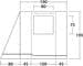 Outwell Backroads Awning Room Markisenvorzelt, 290x270cm, dunkelgrau