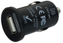 Eufab Kfz-Adapter, Mini-USB-Ladeadapter, 1A, 12V