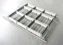 Purvario Stauleisten für Kühlschränke, 8er Set, grau/weiß