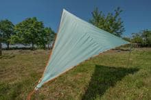 Bent Zip Canvas verbindbares Sonnensegel, 250x250cm, ocean wave
