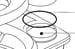 O-Ring für Toilettenpapierfach - Thetford  Ersatzteil Nr. 16731 - für C2, C3, C4 Toilette