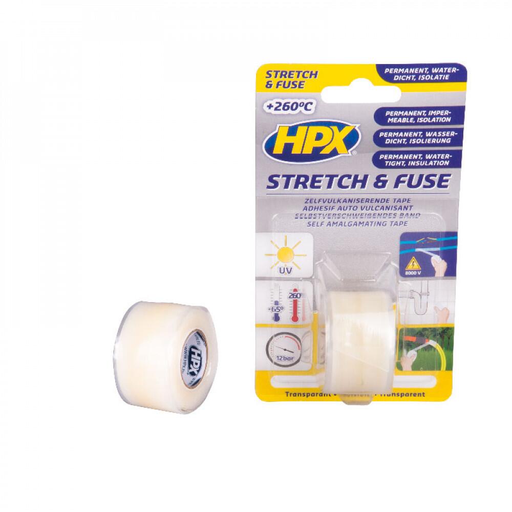 HPX Stretch & Fuse Isolierband, 1,8m, transparent
