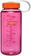 Nalgene WH Sustain Trinkflasche, 500ml, fuchsia purple with flame