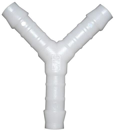 FAWO Schlauchverbinder, Y 25mm, 2er-Pack, weiß