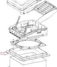 Maxxfan Deluxe Dachhaube / Ventilationssystem 12 V 40 x 40 cm klar - Nugget  Store