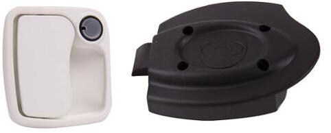 ZADI Eurogaragenschloss, System STS & ZADI, Wandstärke 26-34mm, weiß