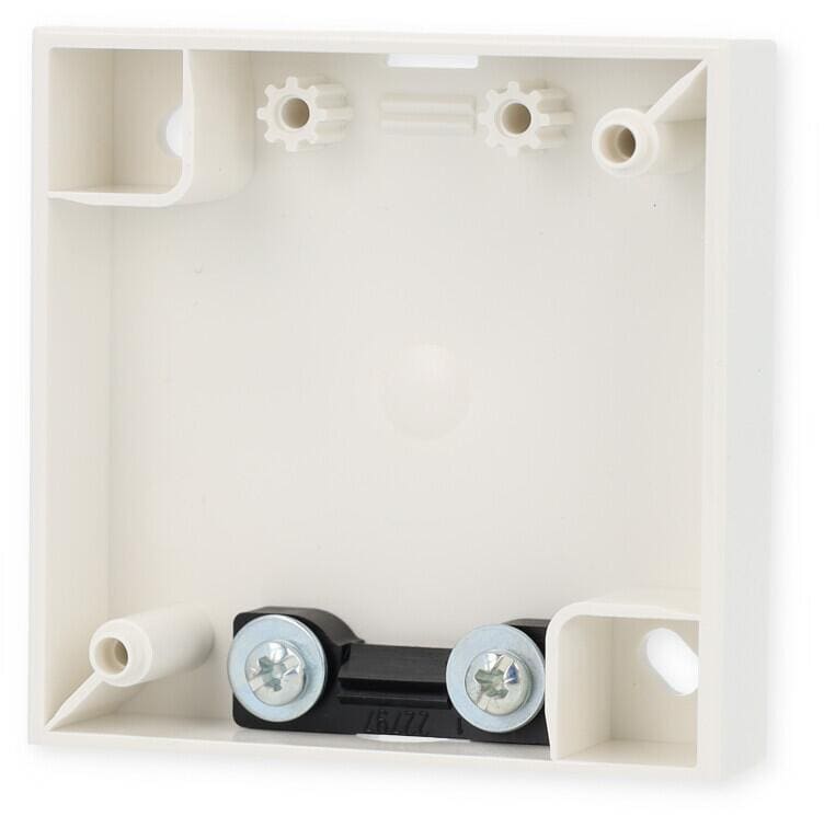 Berker Integro Flow/Pure Aufbaugehäuse, flach, polarweiß