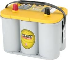 NSR - Batterie Halterung für OPTIMA® Rot & Gelb Universal
