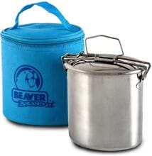 Beaver Brand Steel Lunchbox, oval