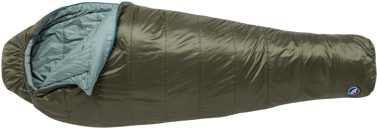 Big Agnes Anthracite 20 Mumienschlafsack, Regular, links