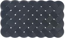 Arisol Loveknot Gummifußmatte, 62x47cm, schwarz