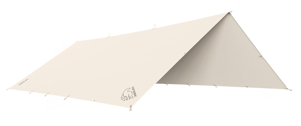 Nordisk Kari 30 Baumwoll Tarp, 500x600cm, natural