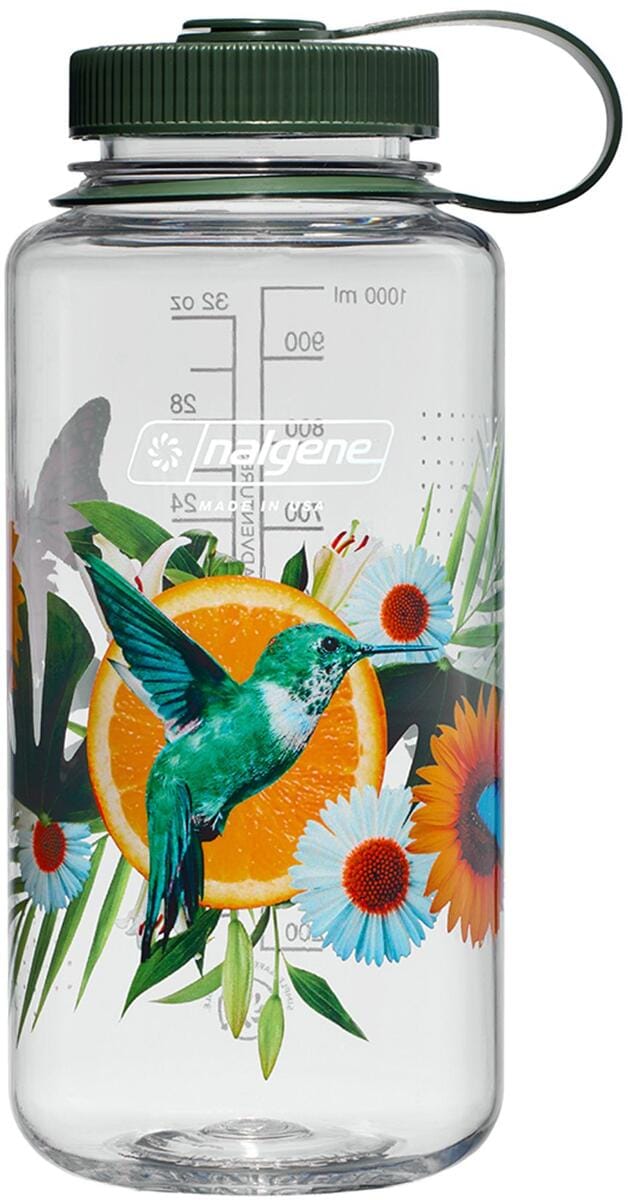 Nalgene WH Sustain Trinkflasche, 1L, citrus hummingbird