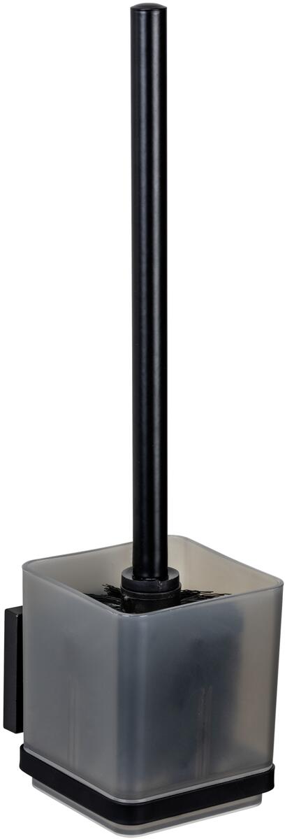 WENKO Quadro Vacuum-Loc WC-Garnitur, schwarz