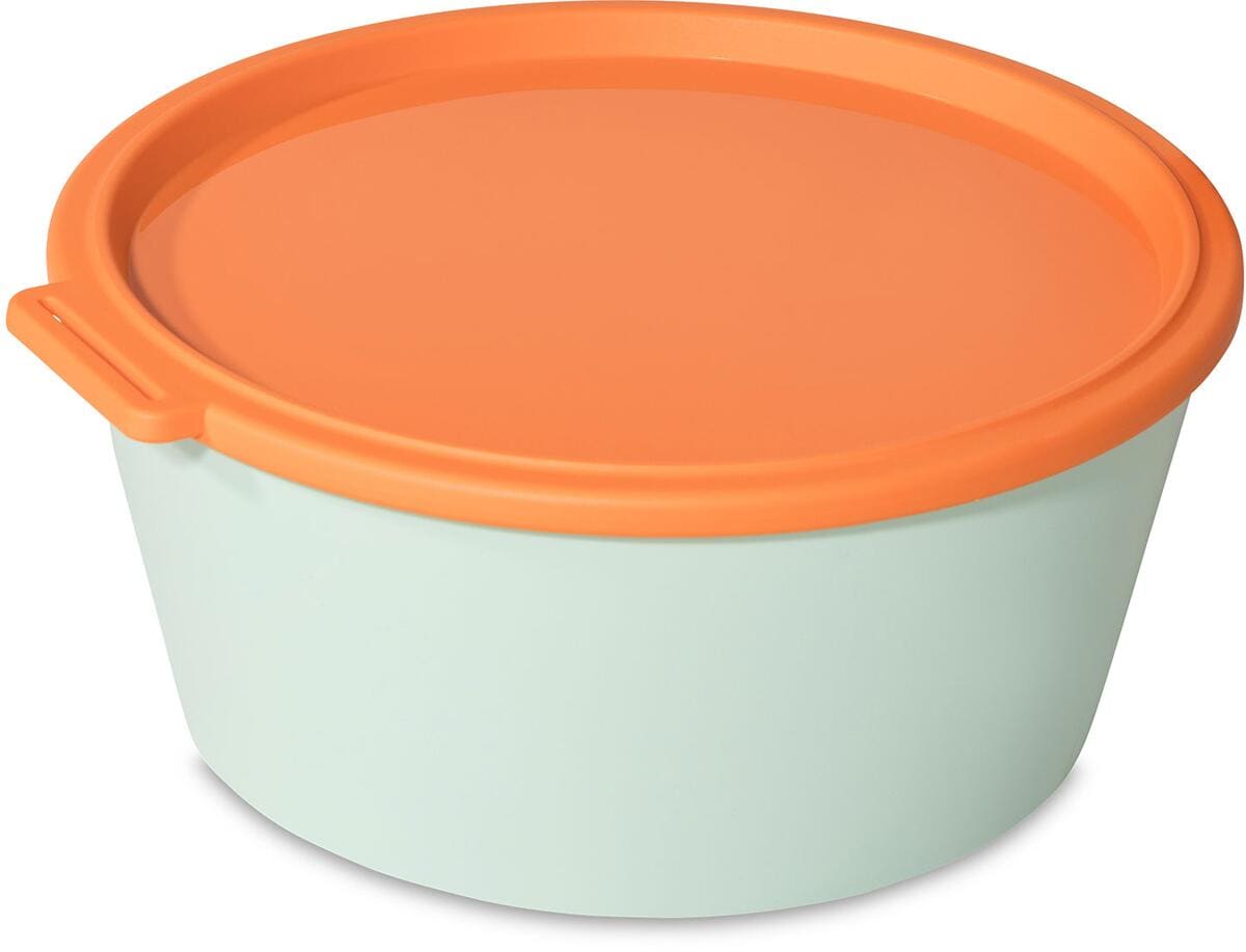 Koziol Nora Box Schale mit Deckel, 2,2l, sweet green/strong coral
