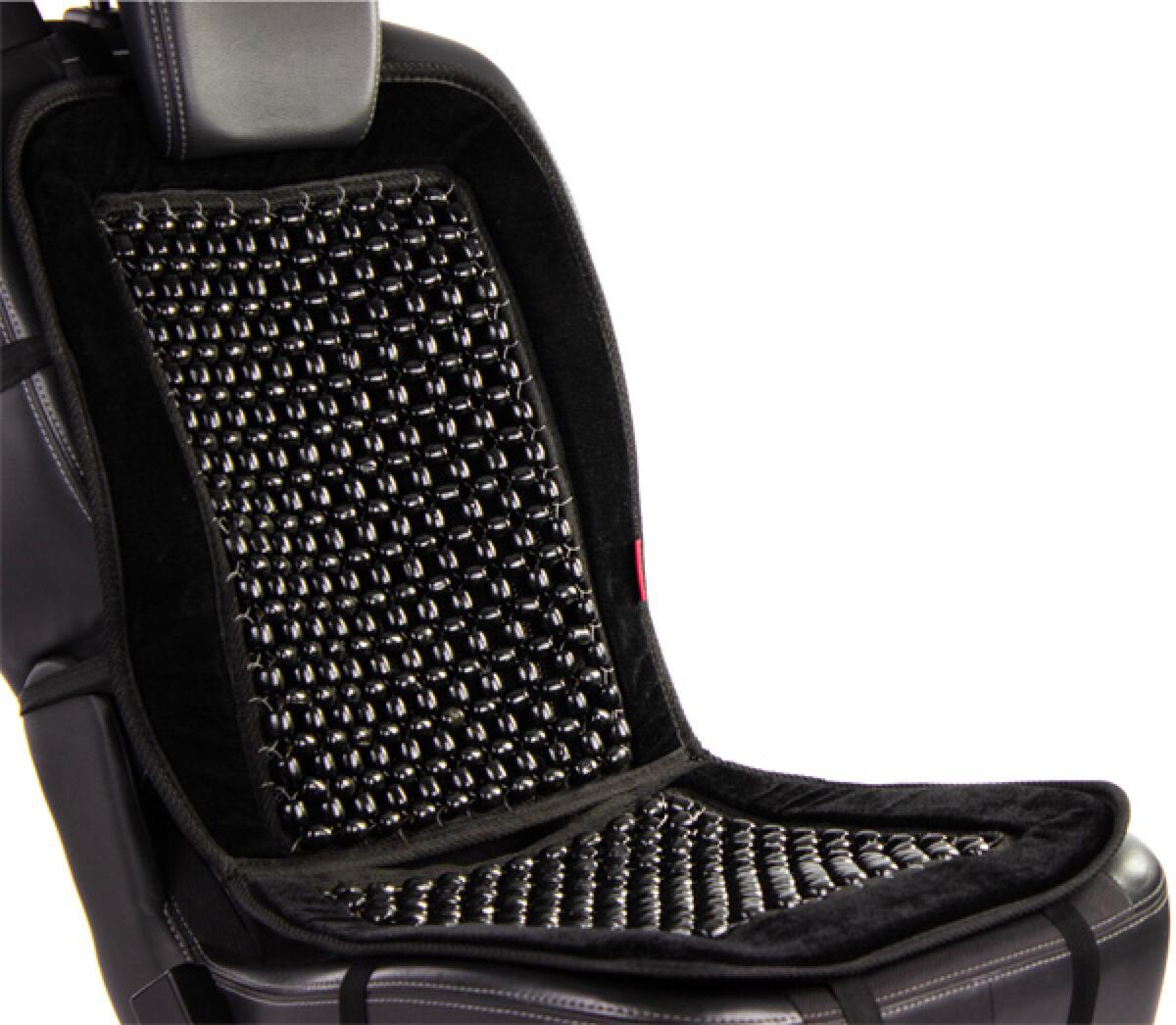 Heyner Premium Holzkugel-Sitzauflage schwarz