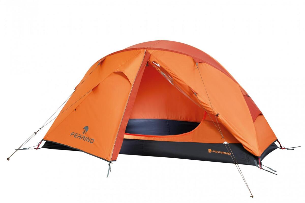 Ferrino SOLO Kuppelzelt, 1-Personen, 210x120cm, orange