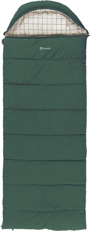 Outwell Camper Prime Deckenschlafsack, 235x90cm, Reißverschluss rechts, grün