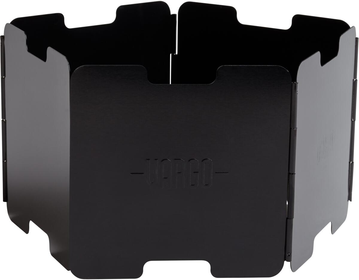 Vargo Aluminium Windschutz, schwarz