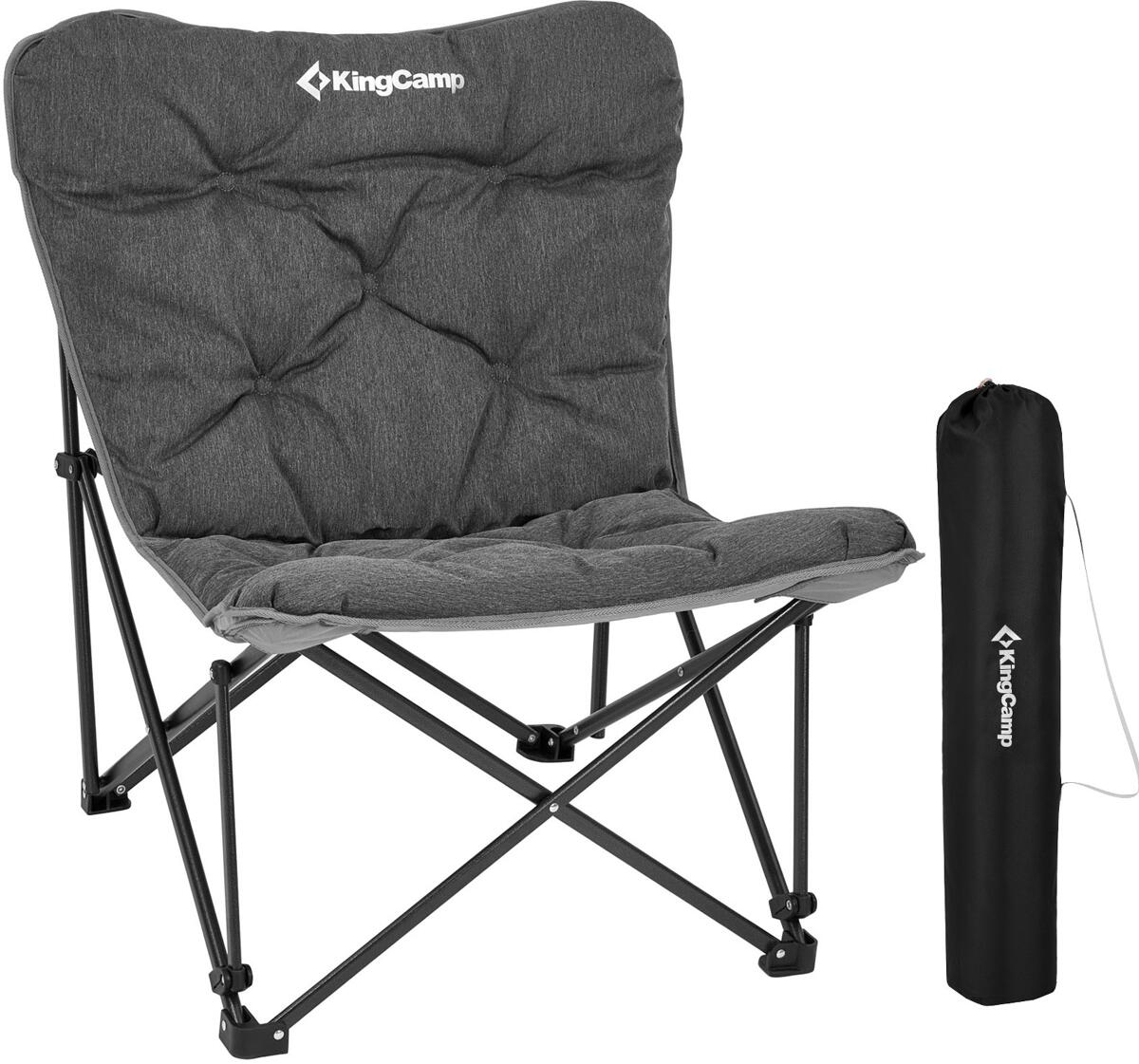 KingCamp Lindon Relax Faltstuhl, grau