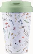 Bioloco Plant Deluxe Kaffeebecher, Watercolor Flowers, 350ml