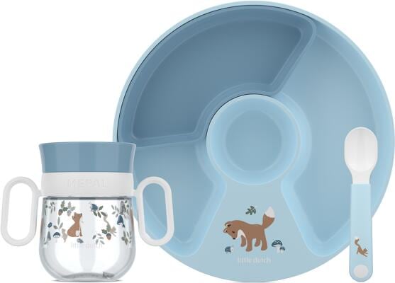 Mepal Mio Baby Geschirr-Set, 3-teilig, forest friends