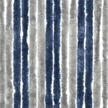 Travellife Chenille Türvorhang, 56x185 cm, grau/blau wechselnd