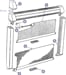 Dometic Lagerdeckelkappen-Satz (alu-grau) - Ersatzteil für Rastrollo 2000