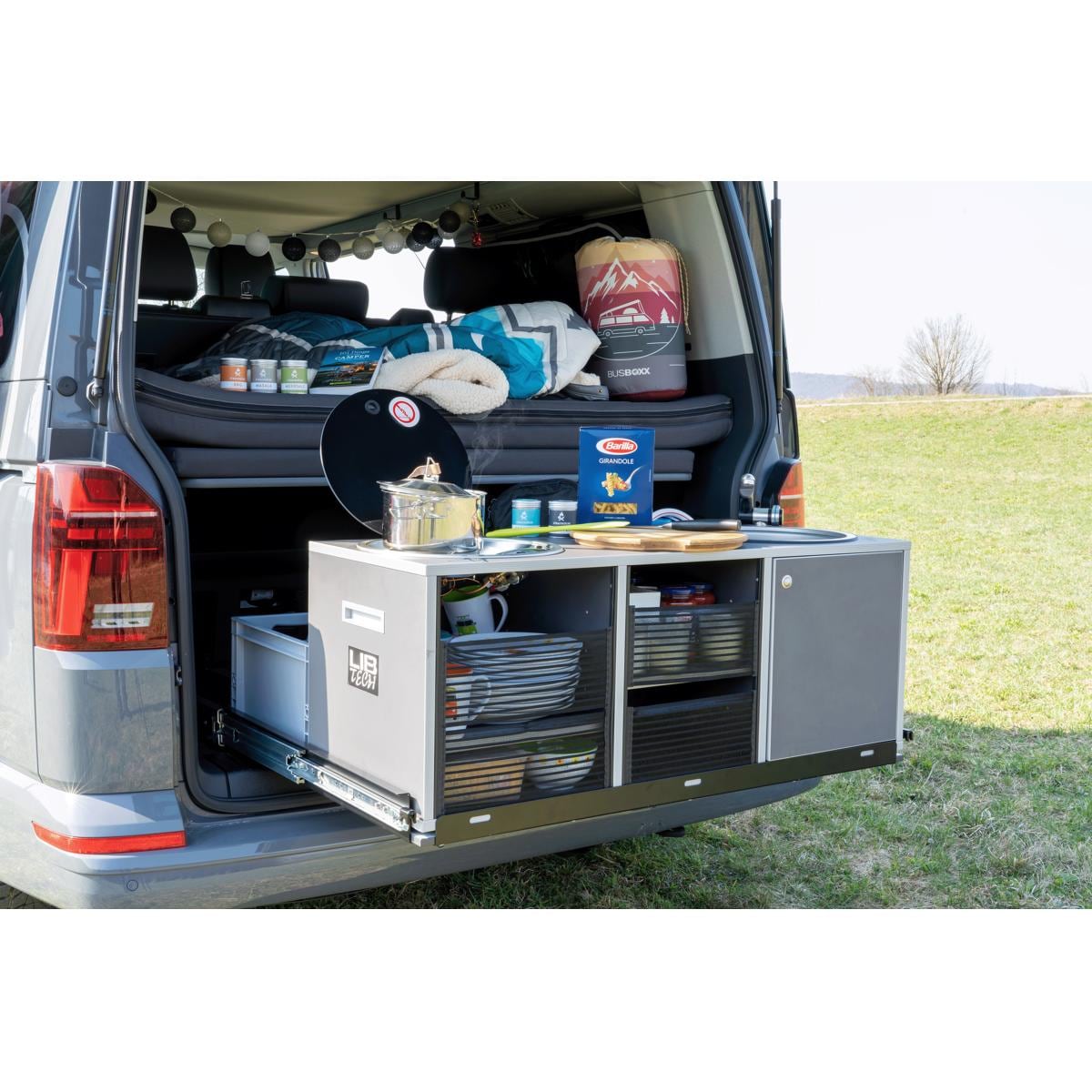 Bus-Boxx küchenBOXX cube mit Kocher/Spüle für VW T5/T6 bei Camping Wagner  Campingzubehör