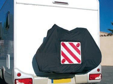 Carbest Reisemobil-Fahrradschutzhaube mit Tasche für 4 Fahrräder