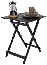 Eurotrail - Vienne Aluminium Klapptisch, höhenverstellbar, aluminium, schwarz