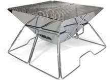 Origin Outsdoors Tetragon Grill- und Feuerschale, Edelstahl