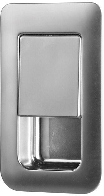 Möbelschnappschloss, 36x59mm, matt chrom