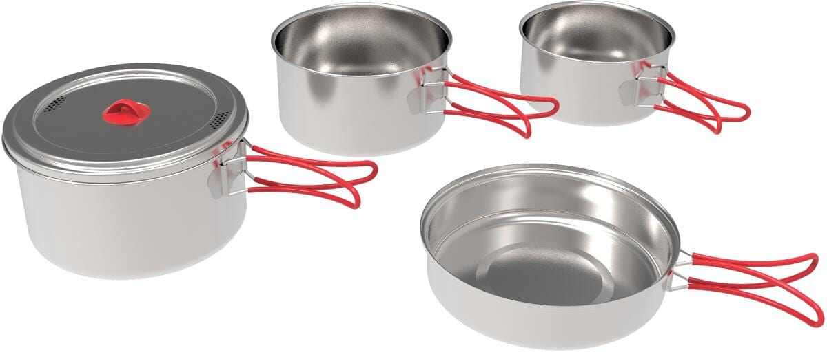 Coghlans Family Kochset, Edelstahl, 5-teilig