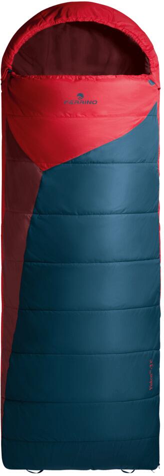 Ferrino YUKON PRO SQ, Deckenschlafsack, 220x80, rot-blau
